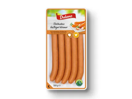 Dulano Delikatess Geflügel-Wiener