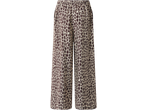 ESMARA Wide Leg broek met bruin en beige dierenprint