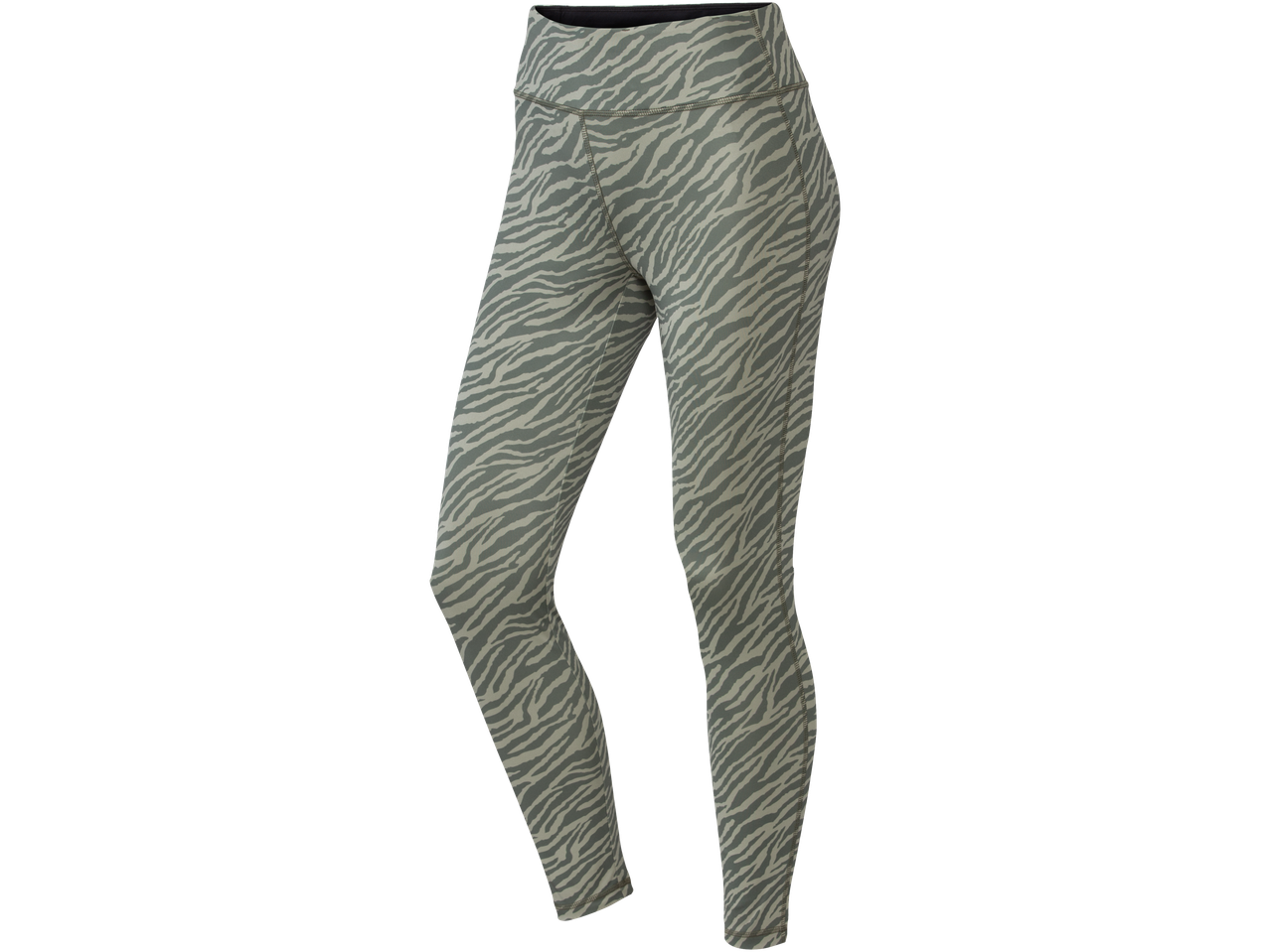 Crivit sieviešu sporta legingi, pelēks zebras raksts.
