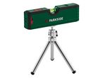 Parkside laser level with a built-in spirit level and a tripod.