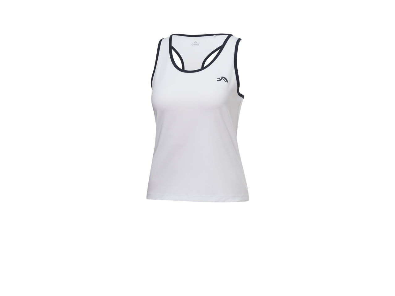 Wit Crivit sporttopje voor dames.