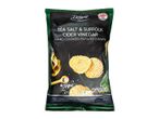 Deluxe crisps: crunchy, crinkle cut, sea salt & Suffolk cider vinegar.