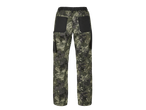 PARKSIDE PERFORMANCE® Ladies' Work Trousers with camouflage print and black pockets.