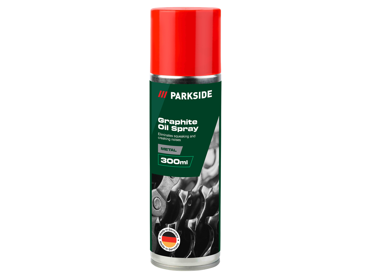 Grafitos olajspray fém felületekre, 300 ml-es kiszerelésben.