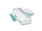 Laminador TRONIC com documentos gráficos inseridos.