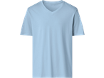 Tricou de pijama albastru deschis ESMARA MEN cu decolteu în V.