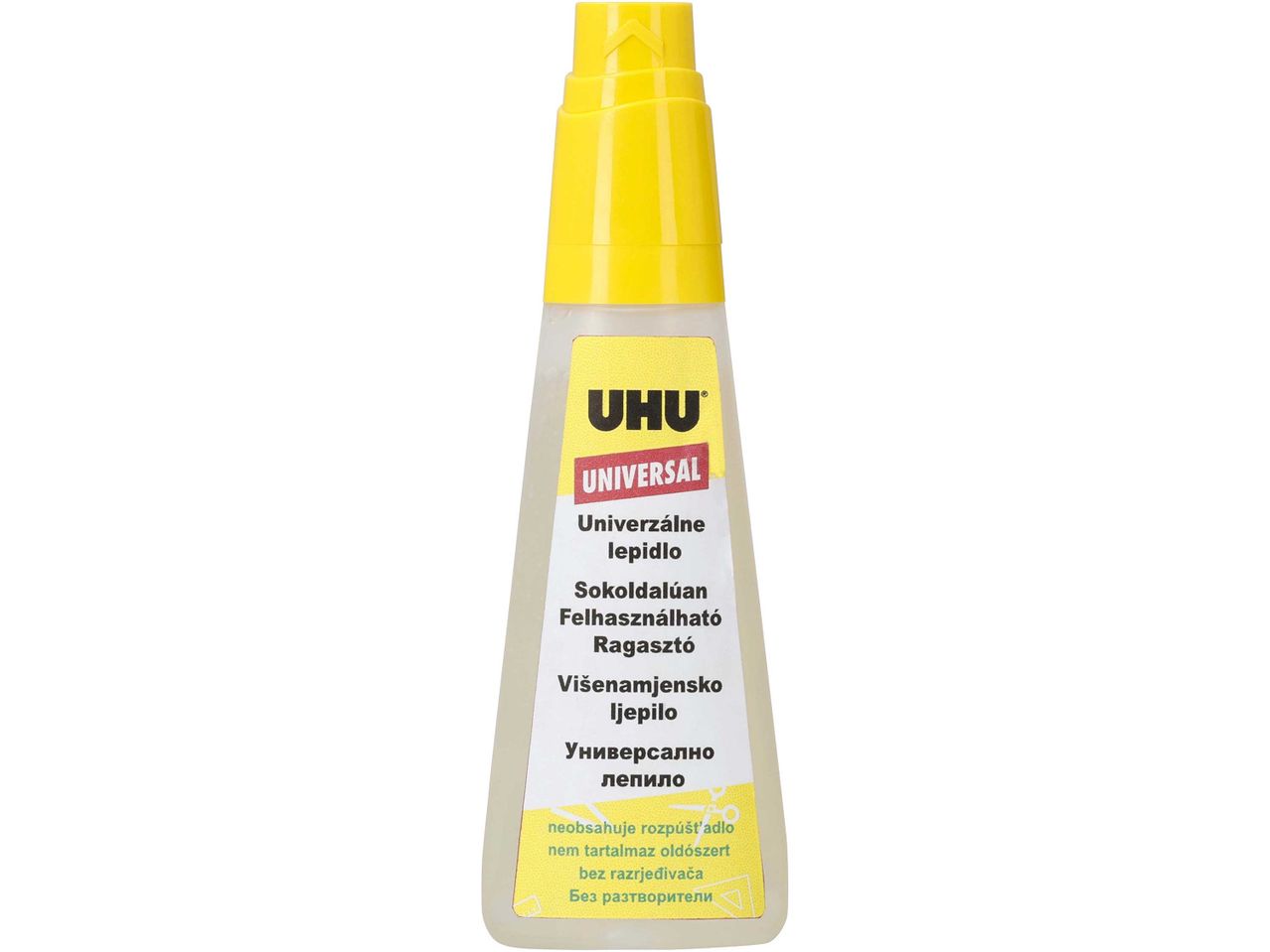 UHU Universal ragasztó, oldószermentes.
