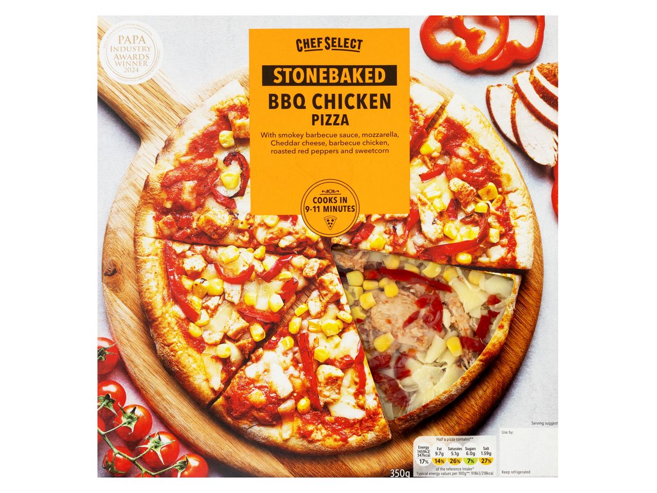 Tesco Finest BBQ Chicken Pizza
