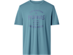 Tricou albastru cu textul „LIFE IS BETTER IN PYJAMAS I WANT TO WEAR THEM - ALL DAY - AND ALL NIGHT”.