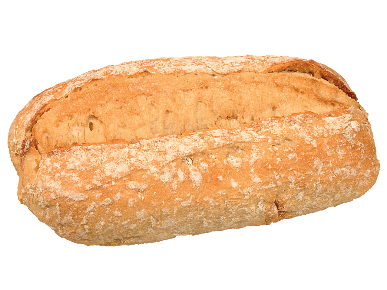 Pão branco, baguette.