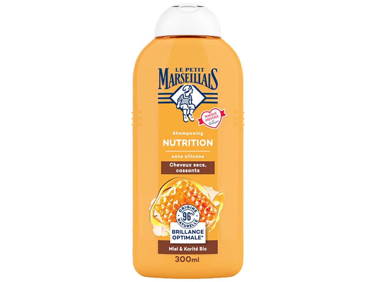 Shampooing Le Petit Marseillais, purifiant, pour cheveux gras.