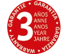 Garanzia di 3 anni.