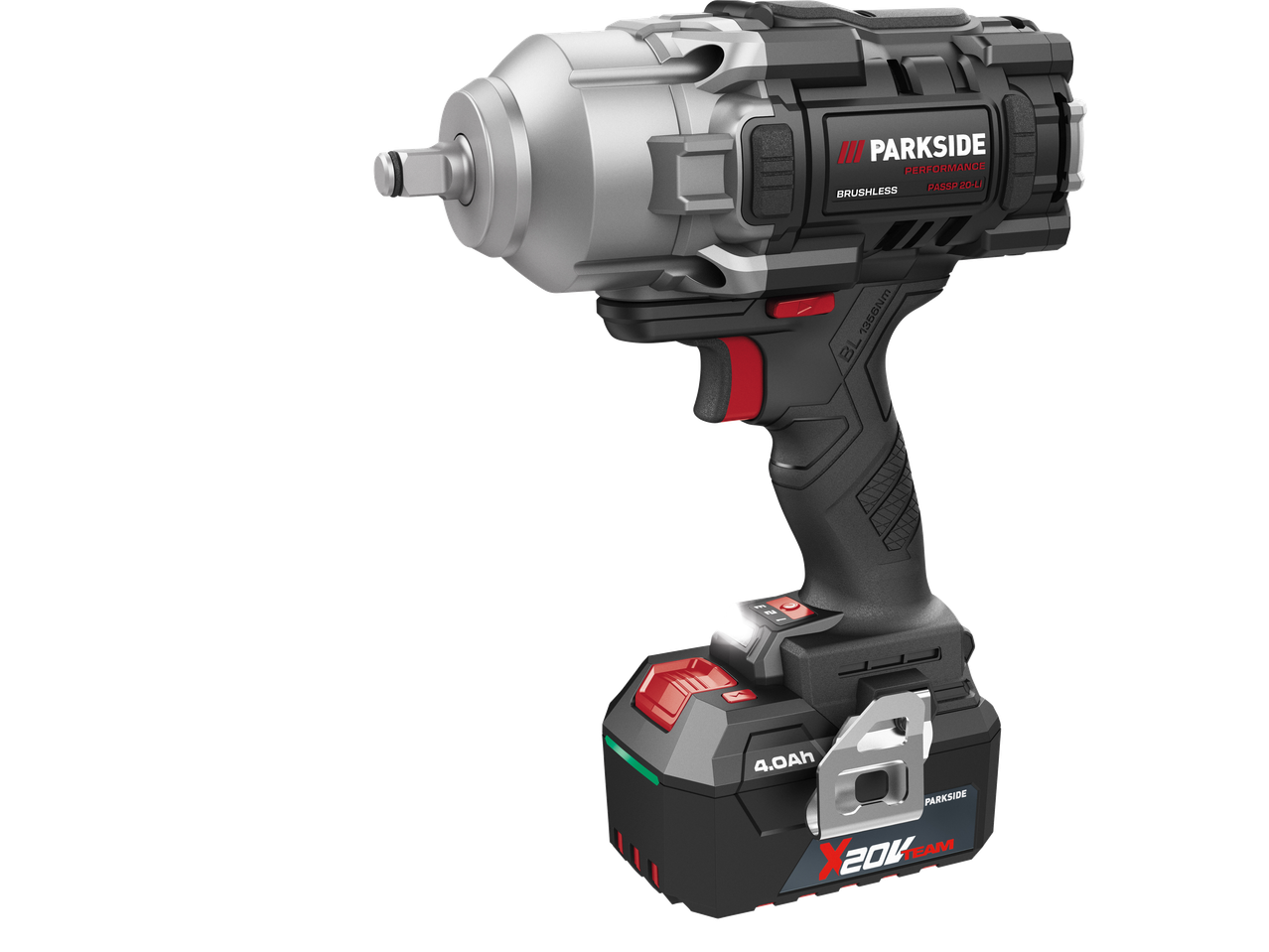 Parkside Performance 20 V akumulatorski udarni odvijač s Bluetoothom i motorom bez četkica.