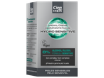 Cien Men Creme Hidratante Facial Hydro Sensitive, 0% álcool, para peles sensíveis.