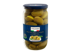 ITALIAMO Olive Verdi Bella di Cerignola groene olijven in pekel, 700g pot.