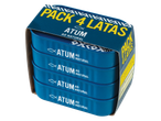 Pack com 4 latas de atum Atum ao natural.