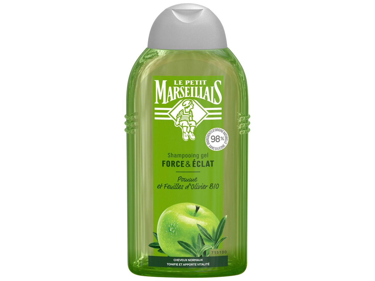 Shampooing Le Petit Marseillais, nourrissant, pour cheveux secs et cassants.