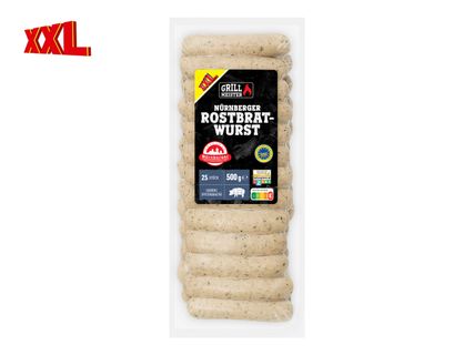 Grillmeister Original Nürnberger Rostbratwürste XXL