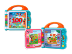 Zwei VTech Baby-Lernbücher mit Tragegriff.