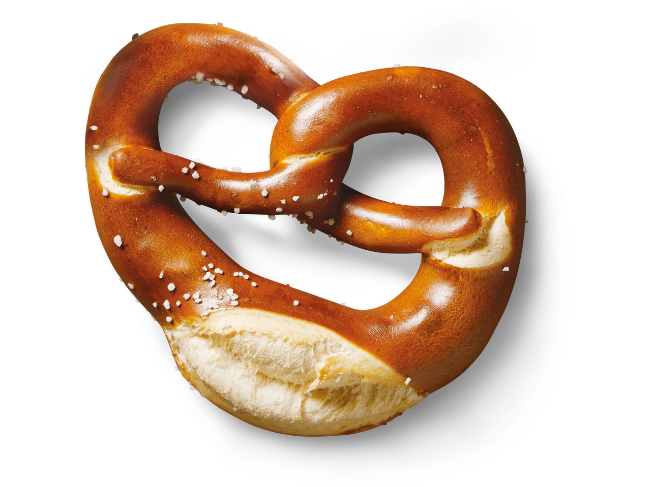 Salzbrezel: Knusprige Kruste und weicher Kern.