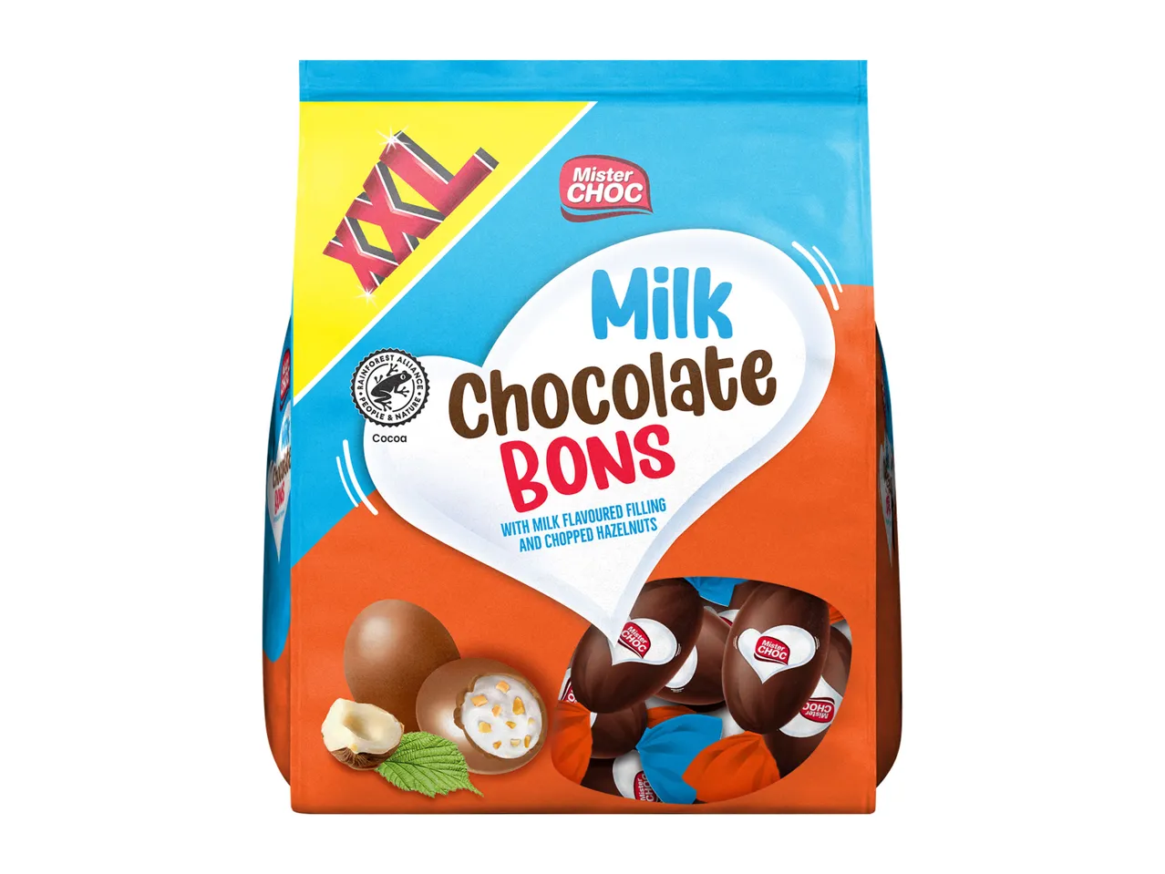 Go to full screen view: Mister Choc XXL Chocolate Bons 400g - Image 2