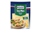 Опаковка настърган кашкавал Tex Mex Classic с чедър и моцарела, 200 г.