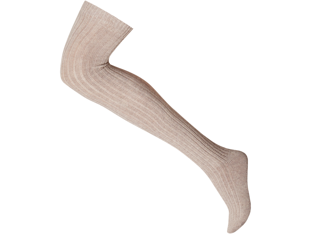 esmara sieviešu virs ceļgala zeķes, smilškrāsas, rievotas