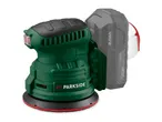 Cordless random orbital sander with battery and dust collector