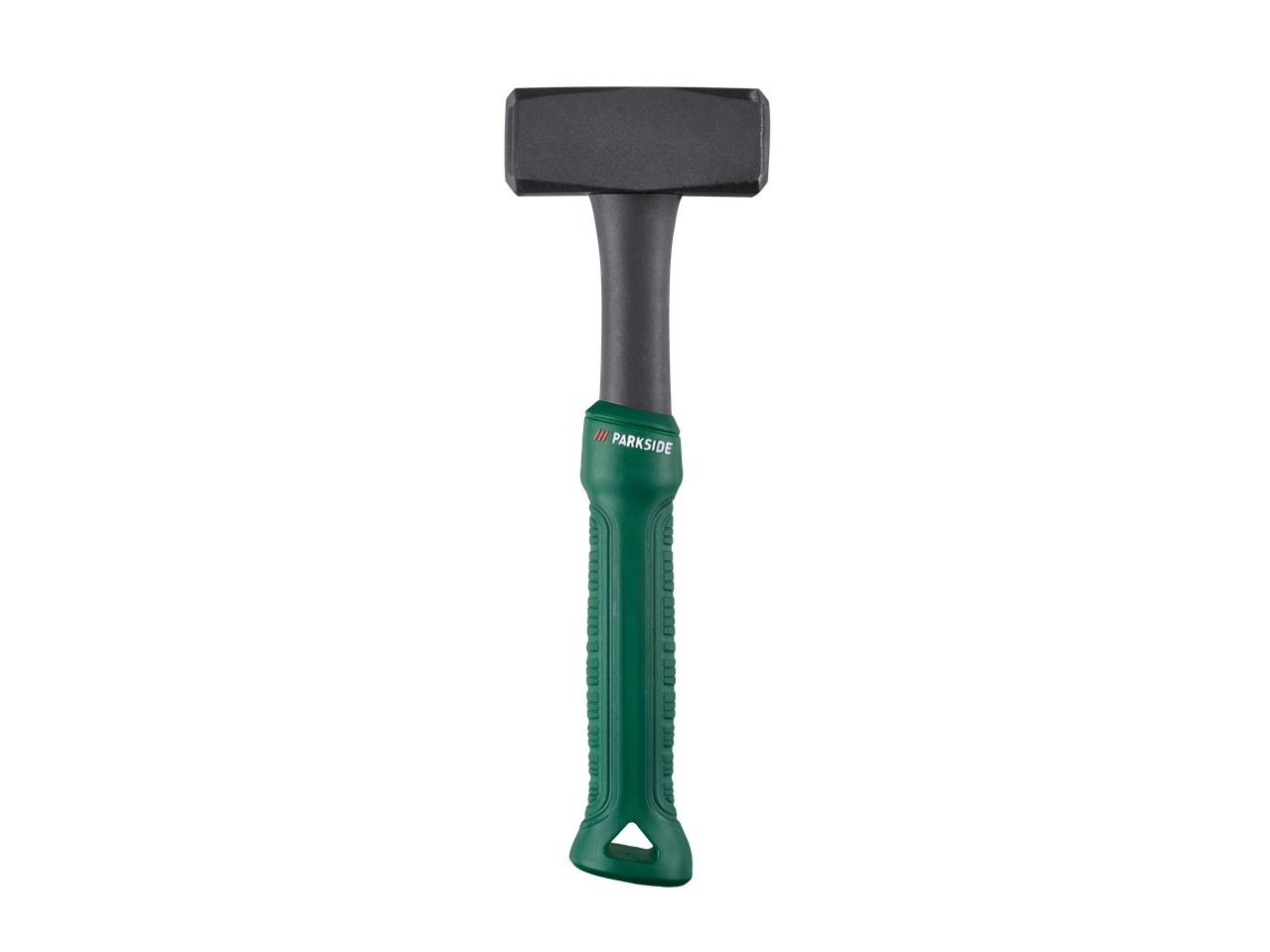 Parkside moker met zwarte kop en groene handgreep