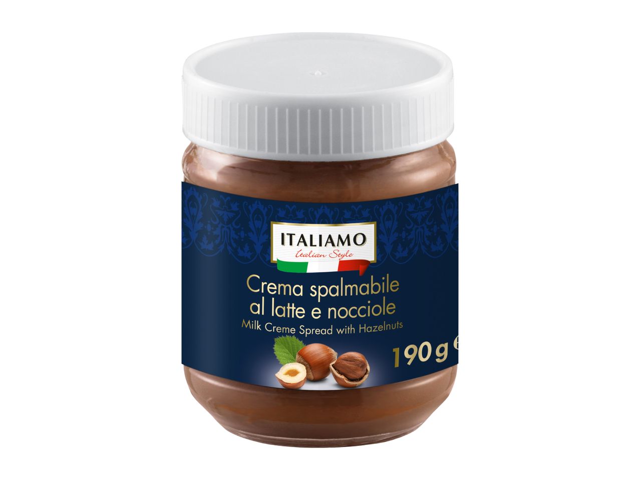 Milk creme spread with hazelnuts, 190g