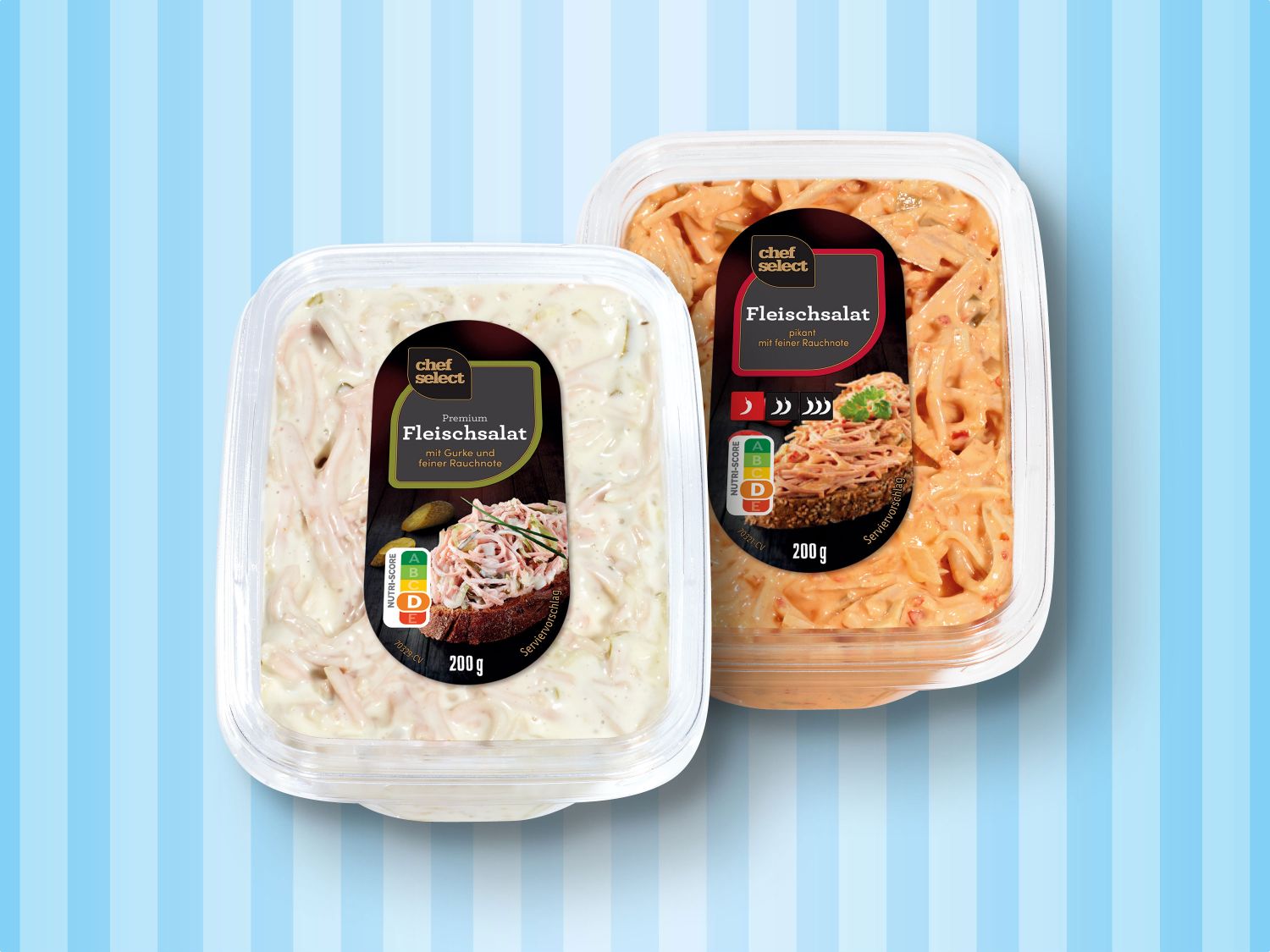 Deutschland Lidl Select Fleischsalat Premium Chef -