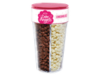 Cake Angels Chocoholics: chocolade chips, wit en donker, in een dispenser.