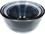 Conjunto de tigelas de mistura empilháveis de aço inoxidável SILVERCREST®