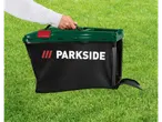 Parkside grass catcher: green lawnmower container.