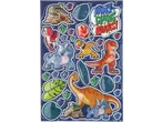 Kinderservies met dinosaurusmotief en de tekst 'Paws, Claws and Roars!'