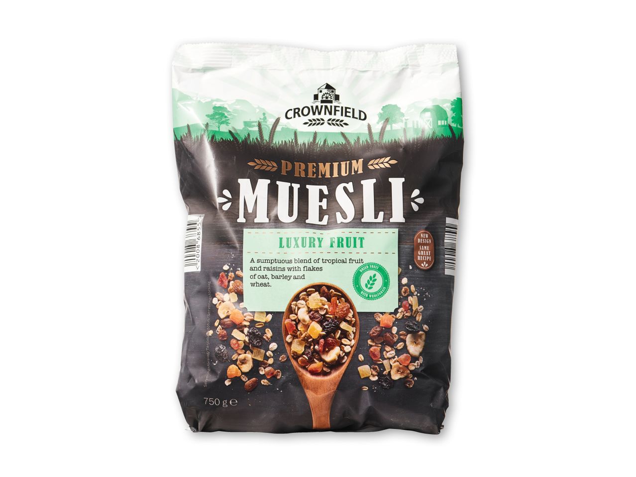 En pose økologisk müsli fra Naturmüsli.