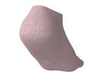 Single light pink ankle sock with visible knitting texture and size marking on the sole.