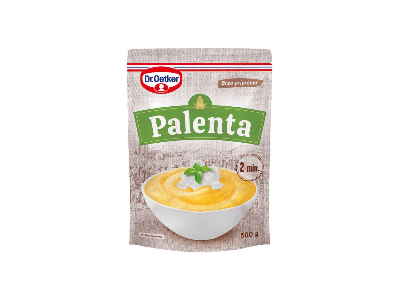 Pakovanje Dr. Oetker Palente (500g), brza priprema za 2 minuta.