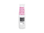 Package of white disposable cups with pink dots.