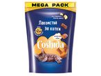 Опаковка Кошида Мега Пак с лакомства за котки със сирене и птиче месо.