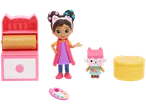 Gabby's Dollhouse žaidimų rinkinys su Gabby, Pandy Paws figūrėlėmis ir meno aksesuarais.
