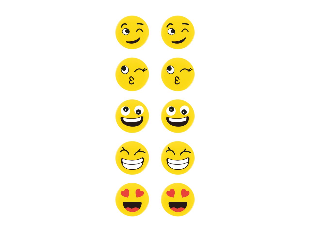 Emoji Magnets - 10 Pieces