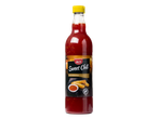 Kanja Sweet Chili saus in fles.