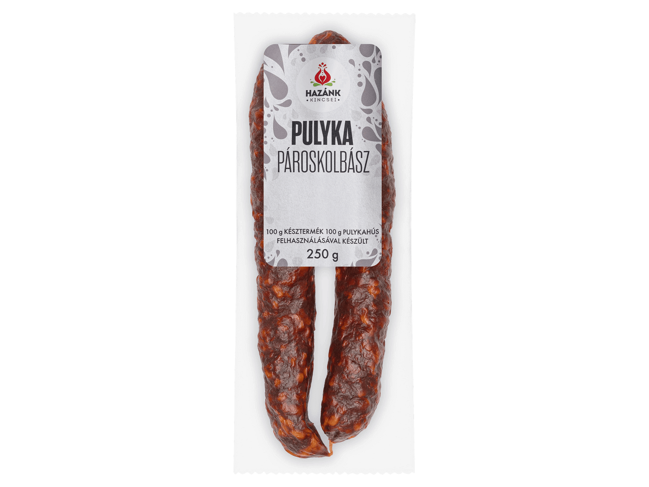 Pulyka pároskolbász csomagolásban