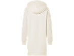 Rochie crem, cu glugă.