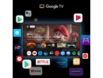 Chiq Google Smart TV met Google TV-interface en streaming-apps.