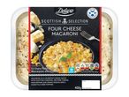 Deluxe four cheese macaroni: Grana Padano, mascarpone, Gruyère and Scottish cheddar.