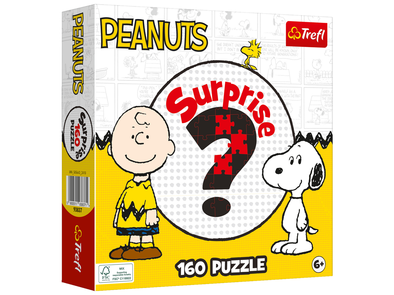 Trefl Peanuts puzzle iznenađenja, 160 komada.