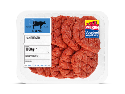 Rundvlees hamburgers