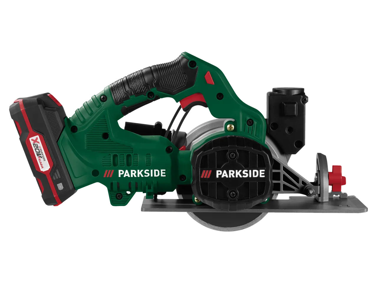 Parkside 20 V akutrelliga plaadilõikur koos X 20 V Team akuga